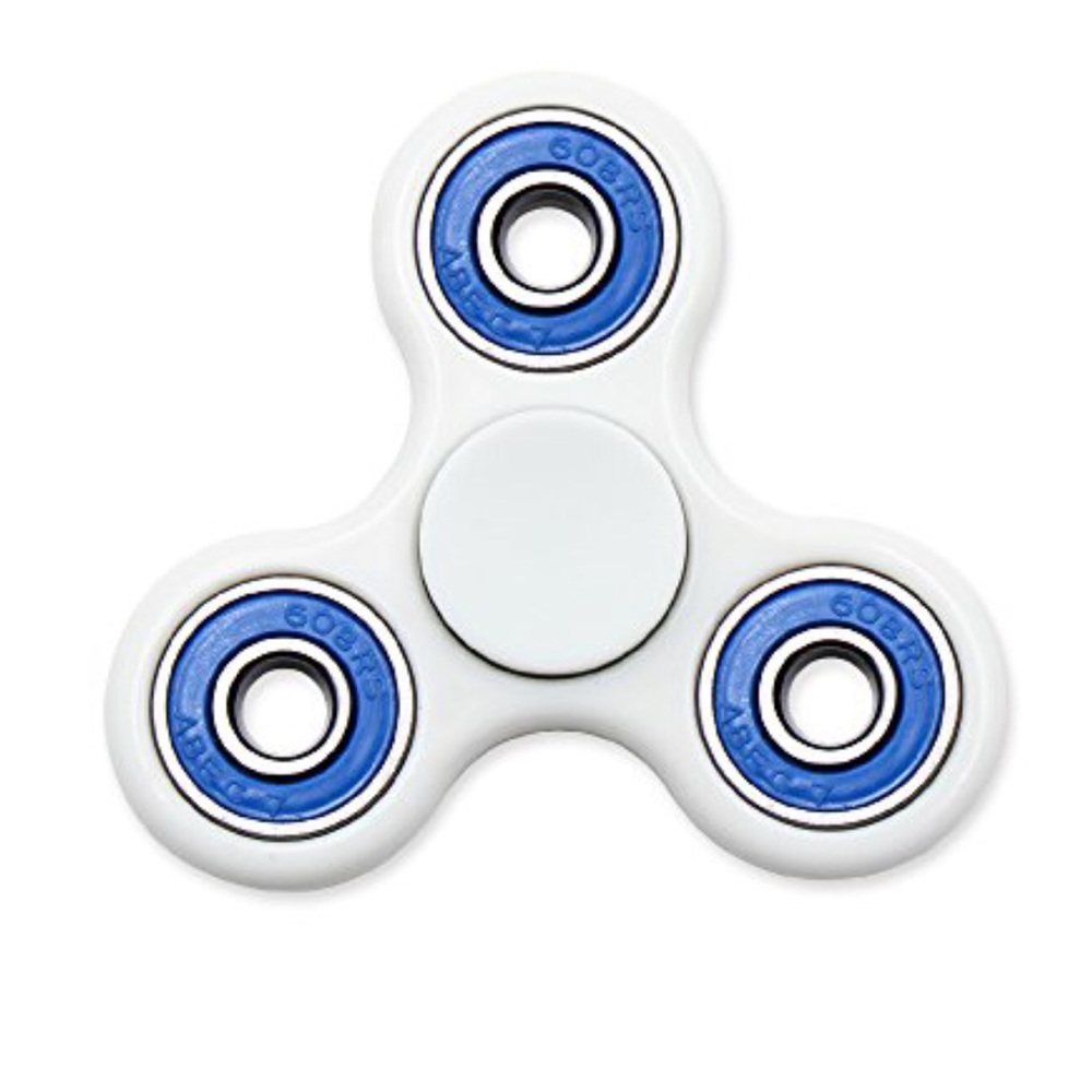 White Fight Spinner with Blue Bearings SALE